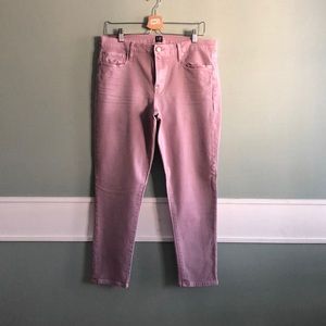 Gap lavender stretch jeggings